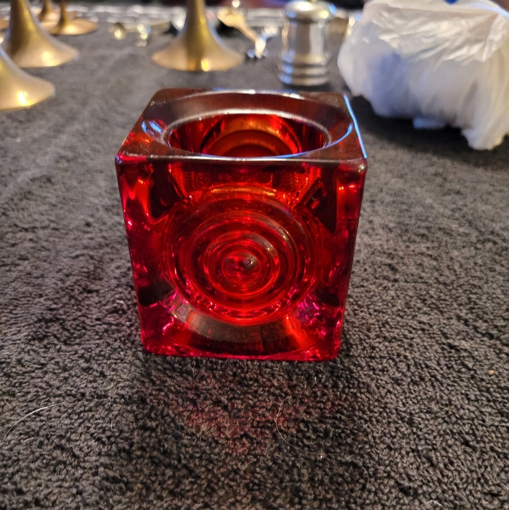 Rare Red Viking Glass